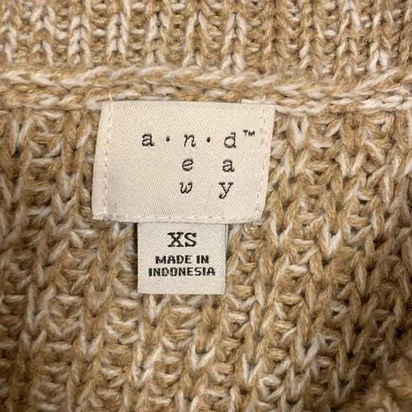 Tan Turtleneck Sweater - Picture 5 of 6